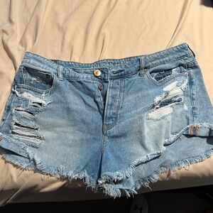 AE mini denim shorts